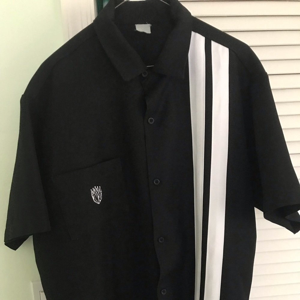 JNCO Mens Vintage Short Sleeve Button Down Shirt